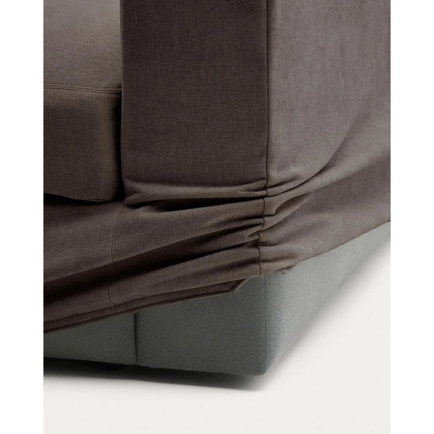 Modulares Sofa Alea für 4 Personen mit abnehmbarem Bezug aus Chenille mit Chaiselongue links, 310 cm von Kave Home – Bild 10