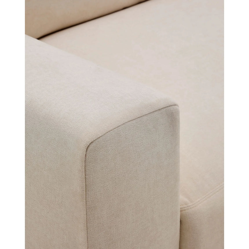 Modulares Sofa Alea für 4 Personen mit abnehmbarem Bezug aus Chenille mit Chaiselongue links in Beige, 310 cm von Kave Home – Bild 7