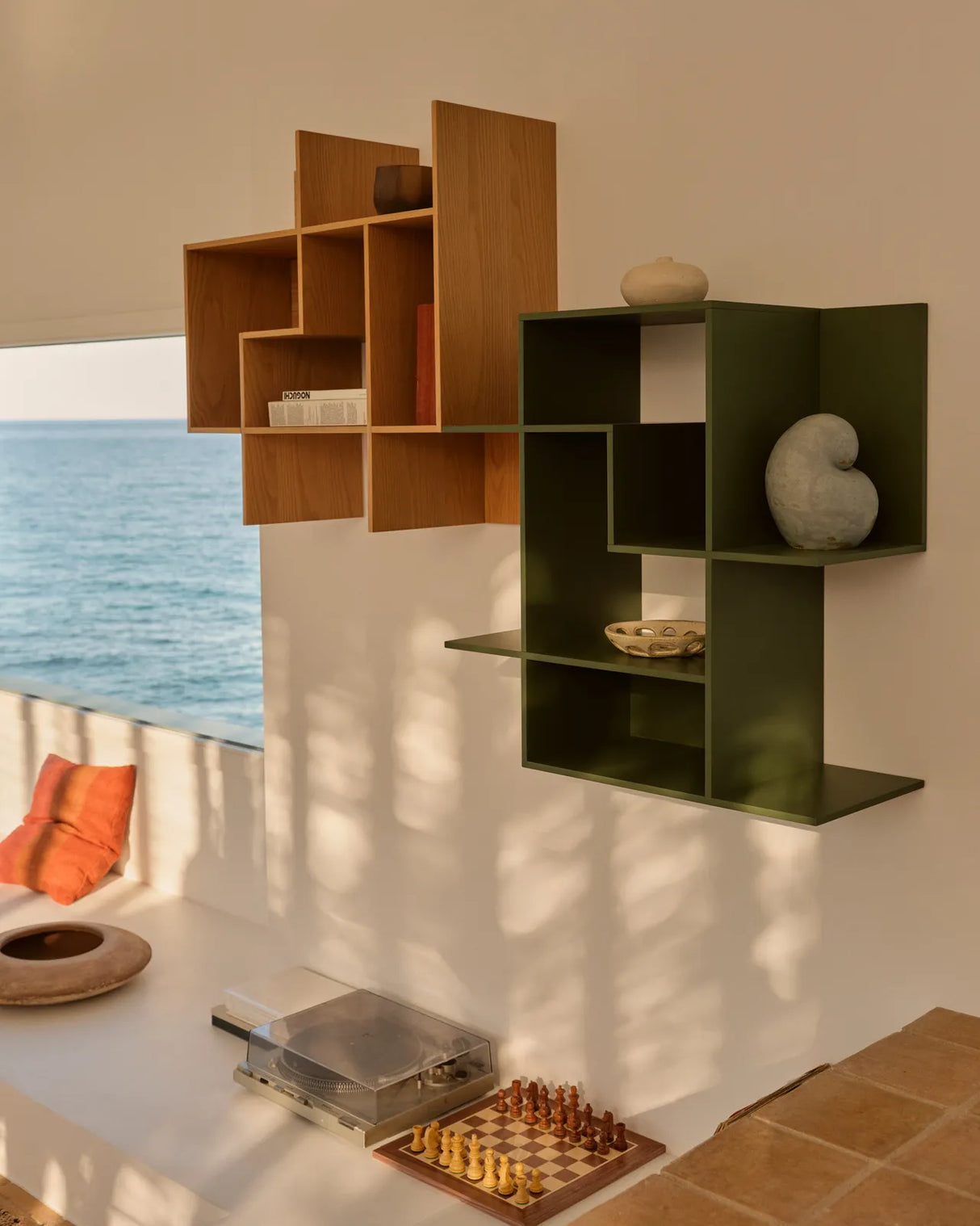 Modularregal Ina aus grün lackiertem MDF 80 x 80 cm FSC 100% von Kave Home – Bild 2