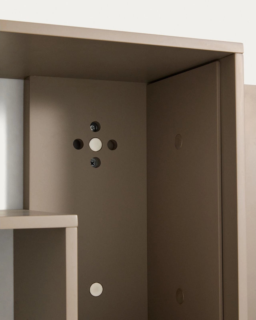 Modularregal Ina aus taupefarben lackiertem MDF 80 x 80 cm FSC 100% von Kave Home – Bild 6