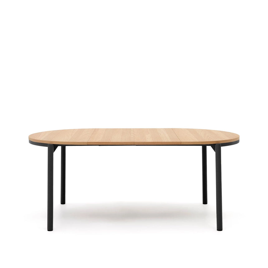 Montuiri runder Ausziehtisch Eichenfurnier Ø 120 (200) cm von Kave Home – Bild 9