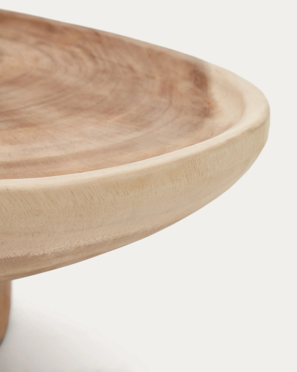 Mosi Couchtisch mit Standbein aus massivem Mungurholz Ø 90 x 50 cm von Kave Home – Produktbild 2