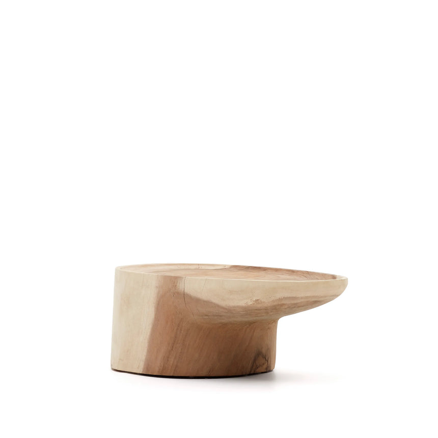 Mosi Couchtisch mit Standbein aus massivem Mungurholz Ø 90 x 50 cm von Kave Home – Produktbild 8