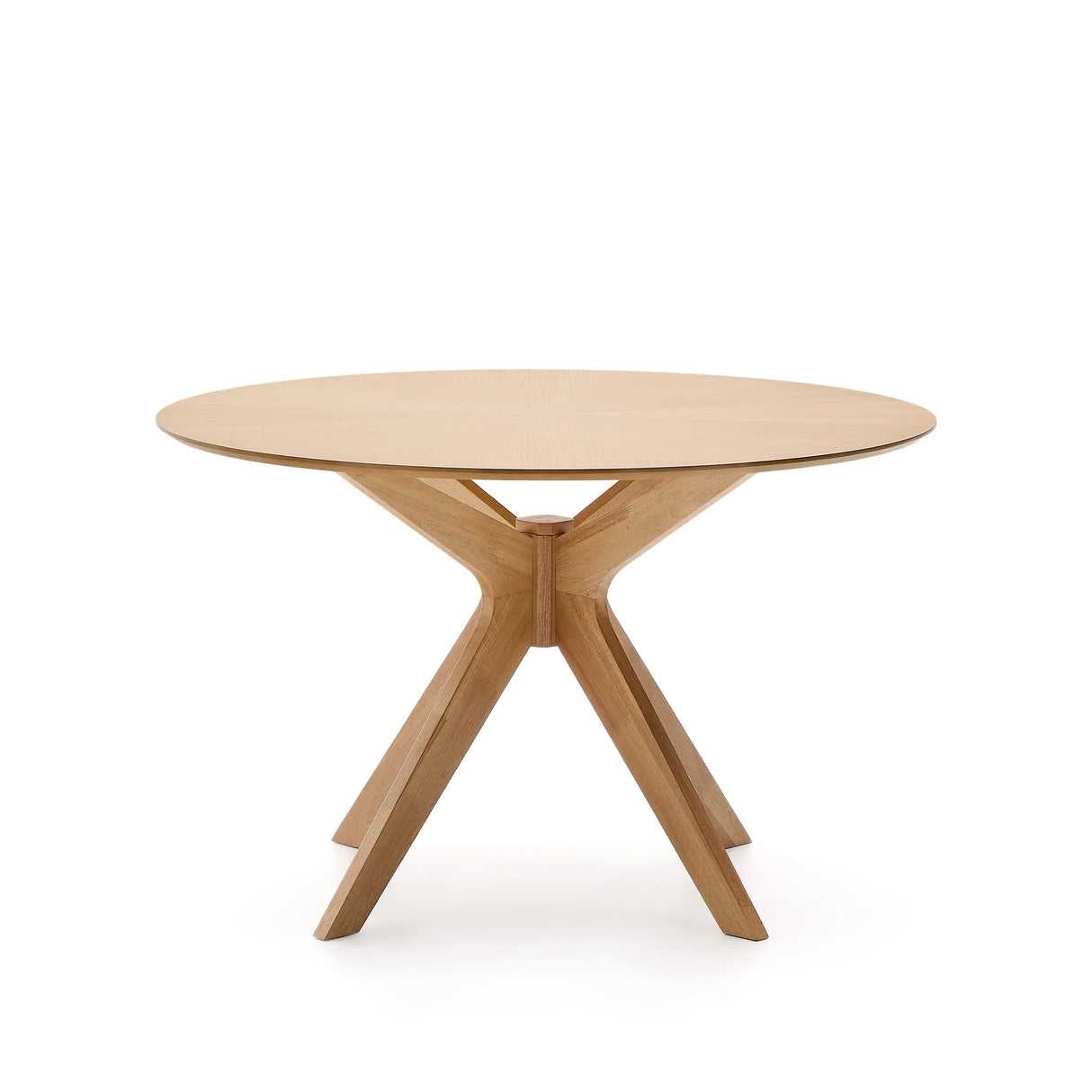 Naanim runder Tisch aus Eichenfurnier Ø 120 cm von Kave Home – Produktbild 7