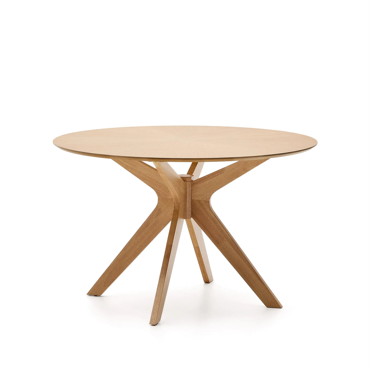 Naanim runder Tisch aus Eichenfurnier Ø 120 cm von Kave Home – Produktbild 9