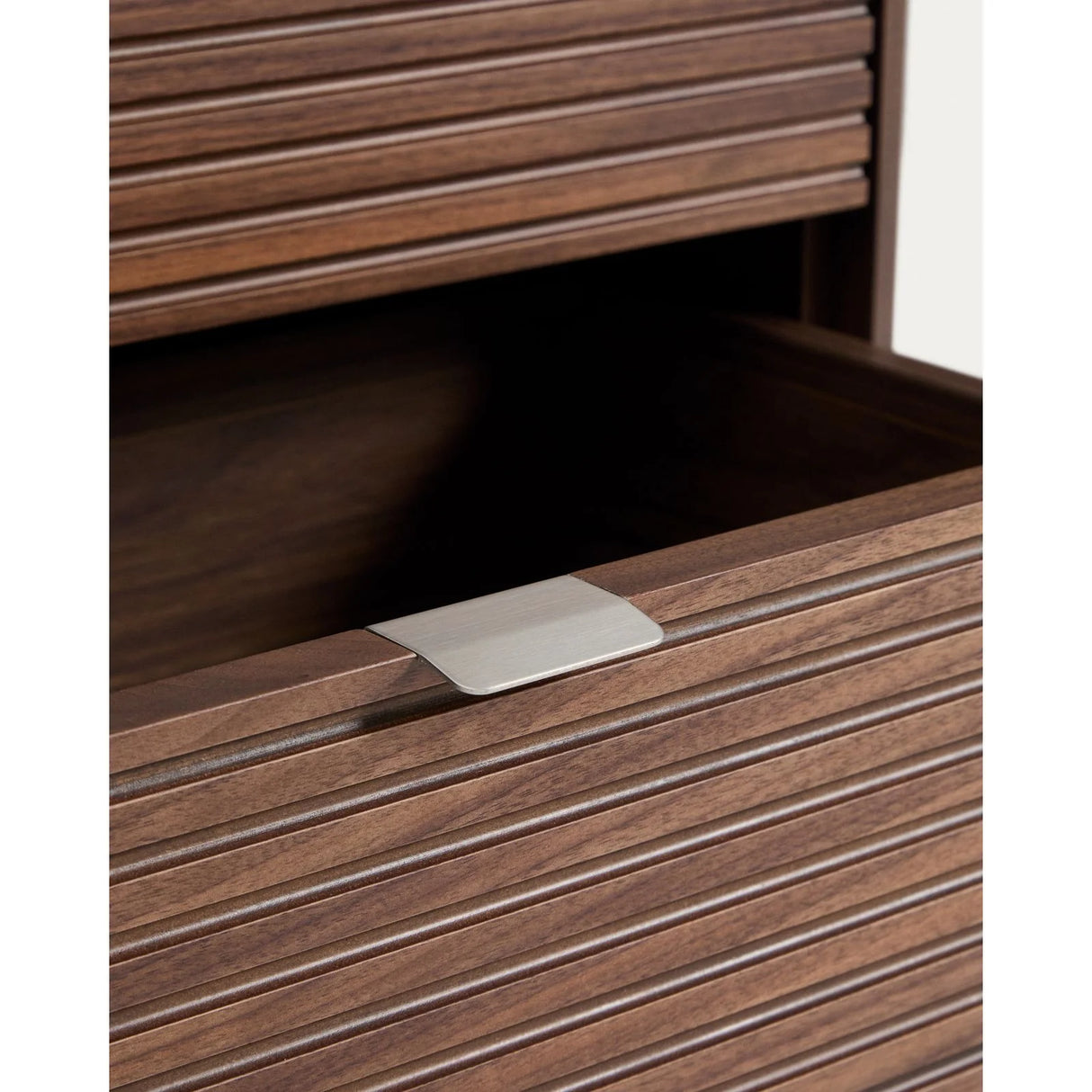 Norlen Nachttisch mit 2 Schubladen in Nussbaumfurnier, FSC Mix Credit, 60 x 52 cm von Kave Home – Produktbild 6