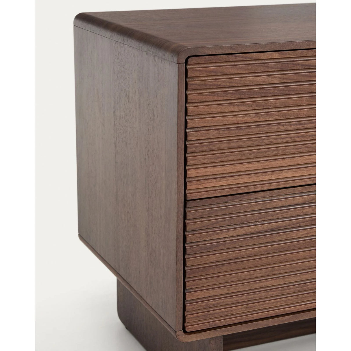 Norlen Nachttisch mit 2 Schubladen in Nussbaumfurnier, FSC Mix Credit, 60 x 52 cm von Kave Home – Produktbild 7