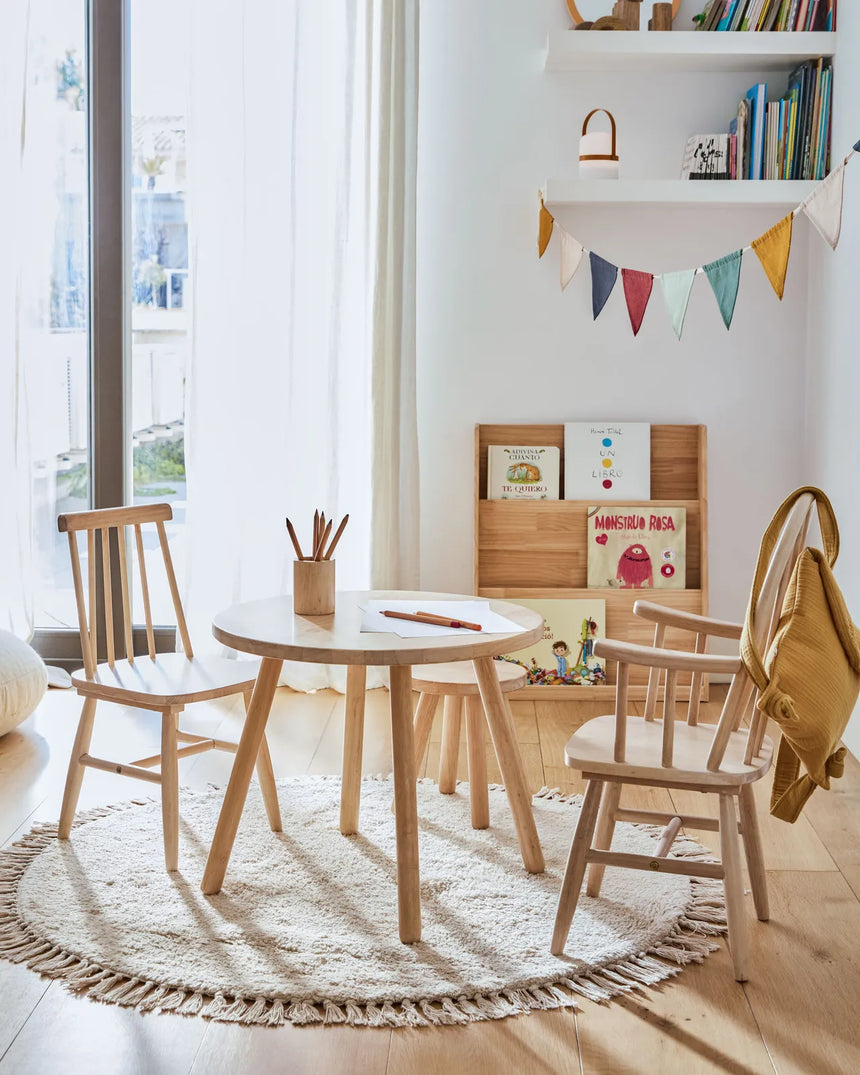 Orwen runder Teppich 100% Baumwolle Ø 100 cm von Kave Home – Bild 2