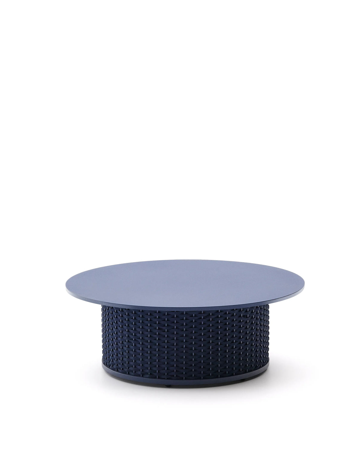 Outdoor-Couchtisch Sedalis aus Aluminium und blauem Seil Ø99 cm von Kave Home – Produktbild 7