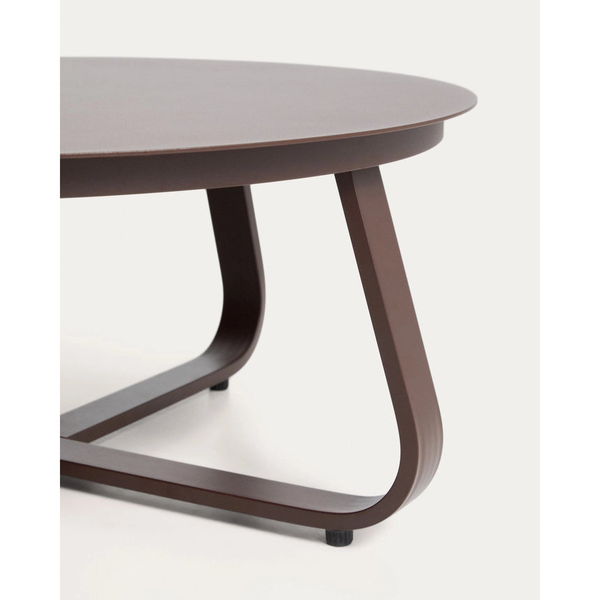 Outdoor Couchtisch Tamaris aus Aluminium Ø 80 cm von Kave Home – Bild 5