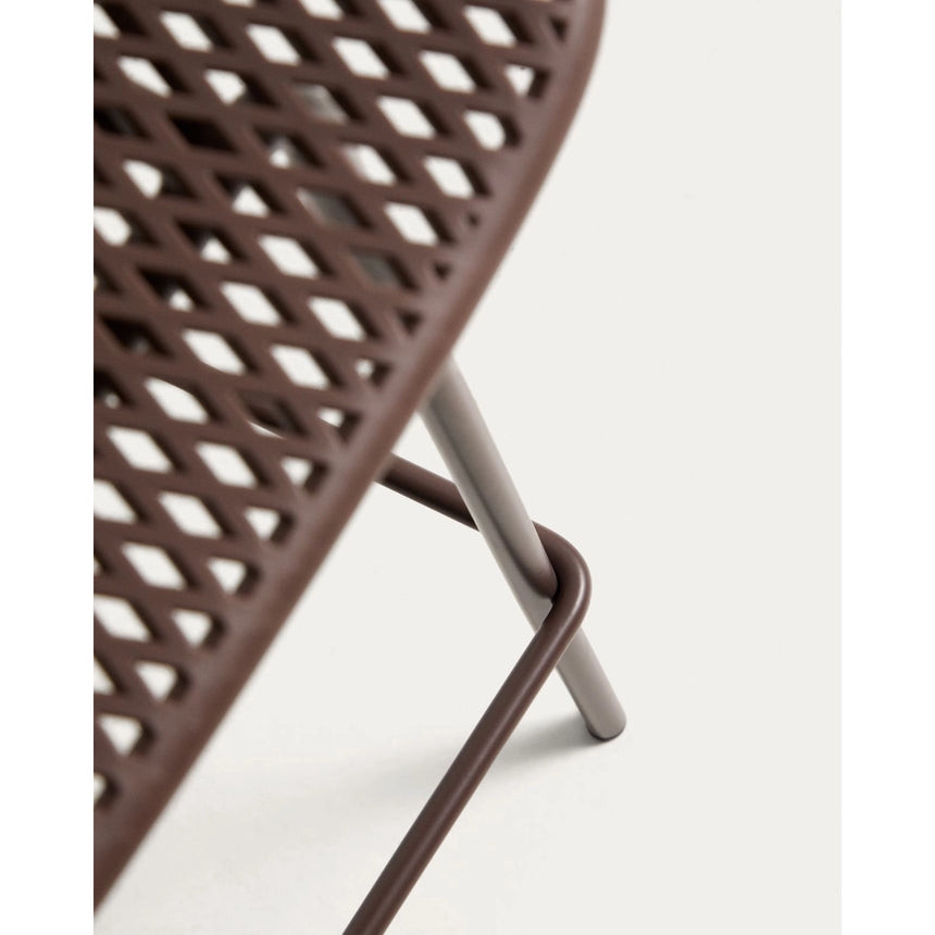 Outdoor-Hocker Quinby in Braun, 65 cm von Kave Home – Bild 6