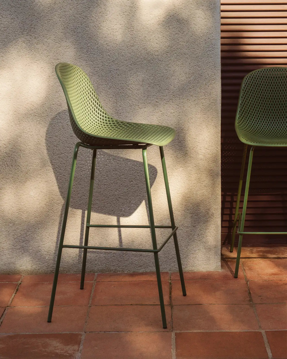 Outdoor-Hocker Quinby in Grün, 75 cm von Kave Home – Bild 2
