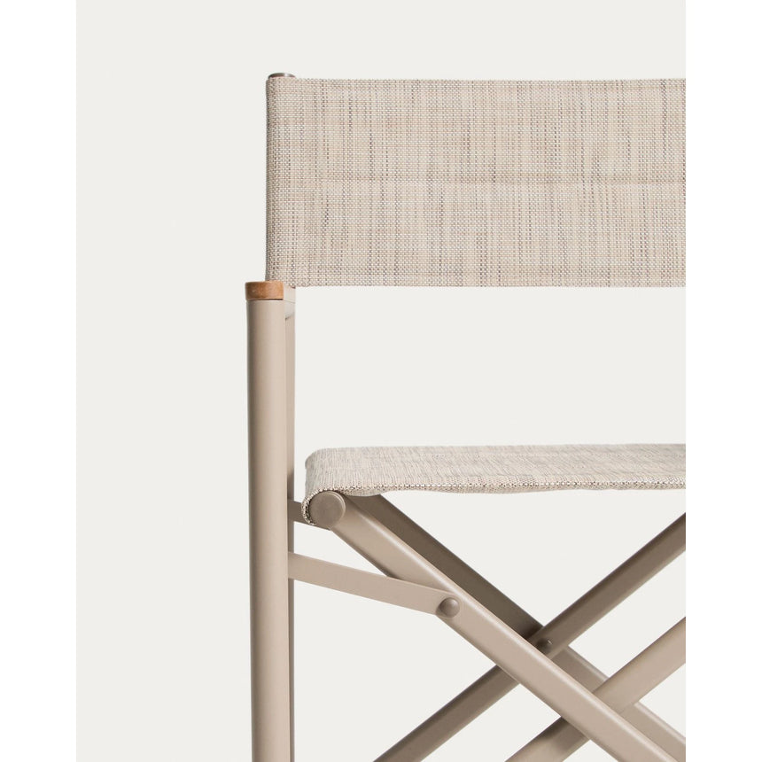 Outdoor-Klappstuhl Tisno aus Aluminium und Texteline von Kave Home – Bild 9