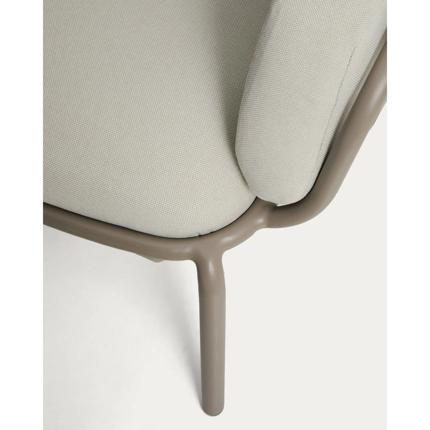 Outdoor-Sessel Joncols aus Aluminium mit taupefarbener Lackierung von Kave Home – Bild 10