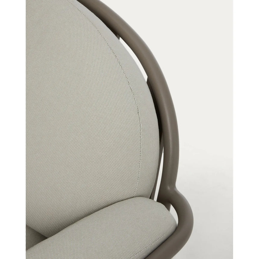 Outdoor-Sessel Joncols aus Aluminium mit taupefarbener Lackierung von Kave Home – Bild 11