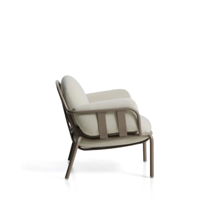 Outdoor-Sessel Joncols aus Aluminium mit taupefarbener Lackierung von Kave Home – Bild 4