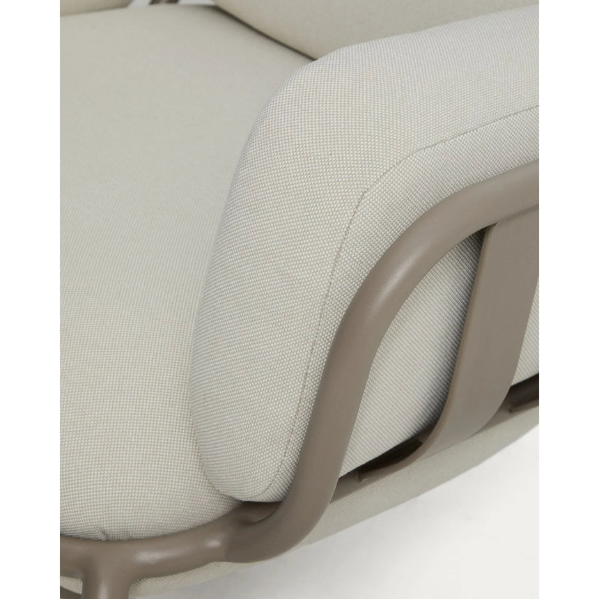Outdoor-Sessel Joncols aus Aluminium mit taupefarbener Lackierung von Kave Home – Bild 8