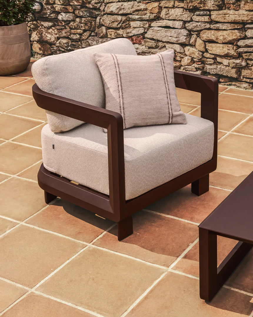 Outdoor-Sessel Nerano aus Aluminium von Kave Home – Bild 2