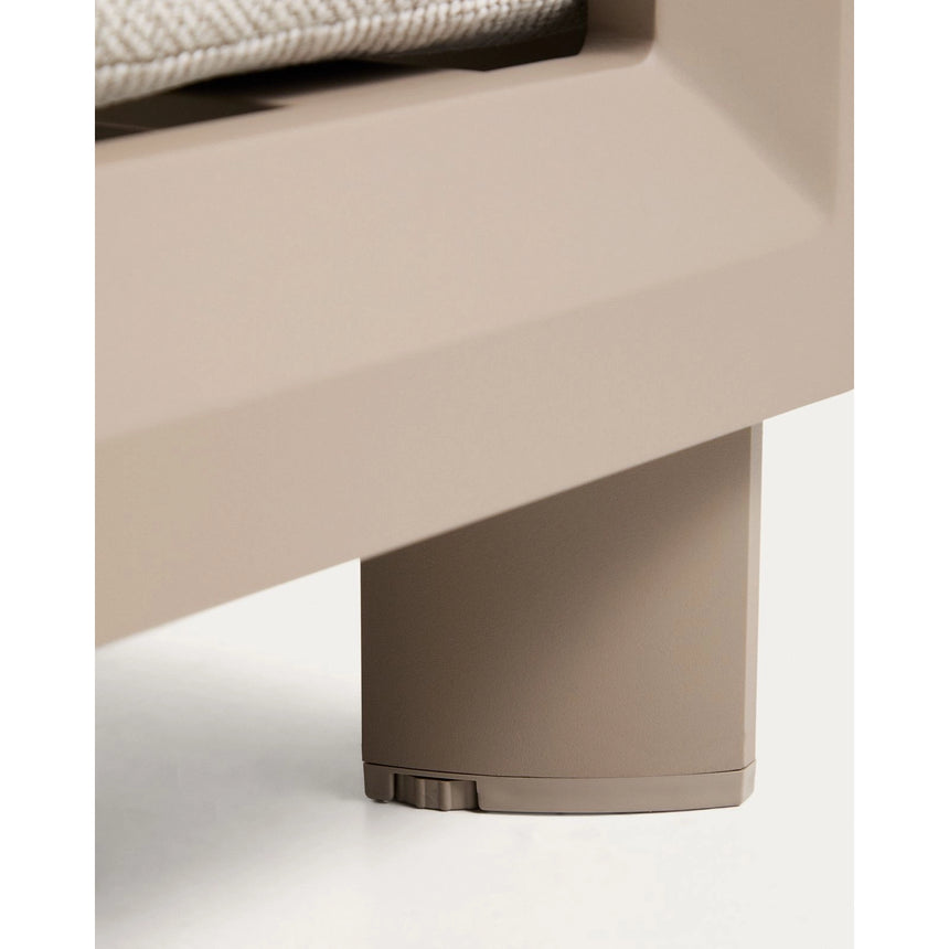 Outdoor-Sessel Nerano aus Aluminium in Taupe von Kave Home – Bild 11