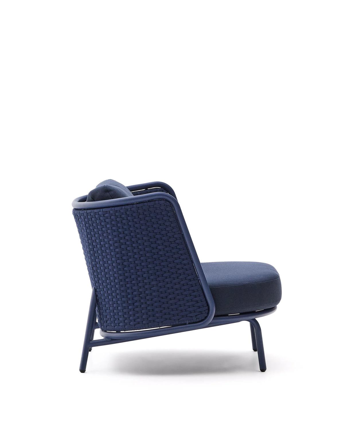 Outdoor-Sessel Sedalis aus Aluminium und blauem Seil von Kave Home – Produktbild 10