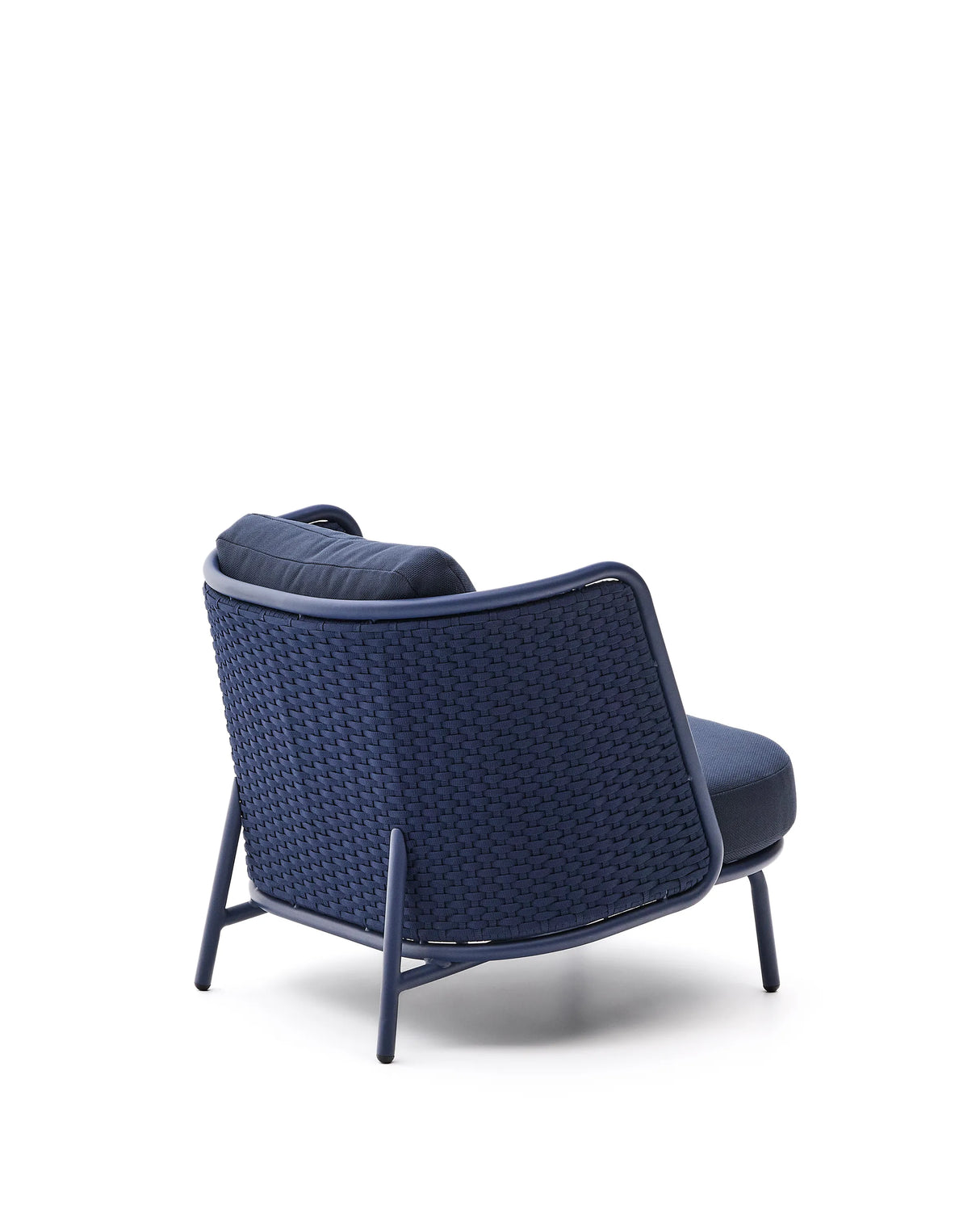 Outdoor-Sessel Sedalis aus Aluminium und blauem Seil von Kave Home – Produktbild 12