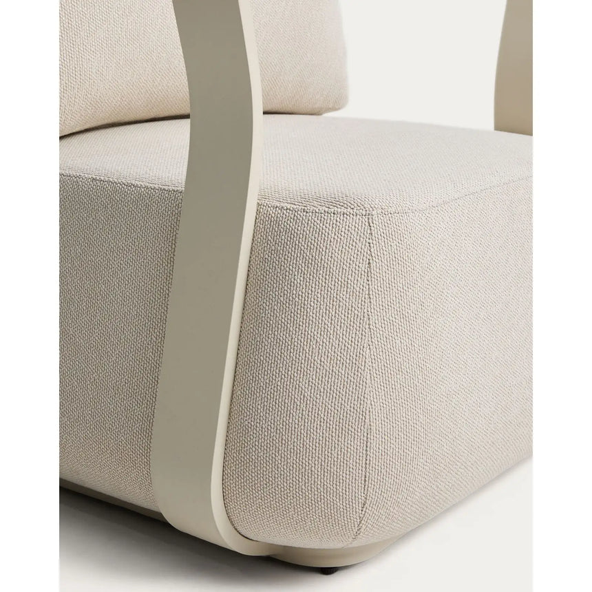 Outdoor-Sessel Tamaris aus ecrufarbenem Aluminium von Kave Home – Bild 11