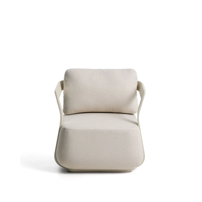 Outdoor-Sessel Tamaris aus ecrufarbenem Aluminium von Kave Home – Bild 6