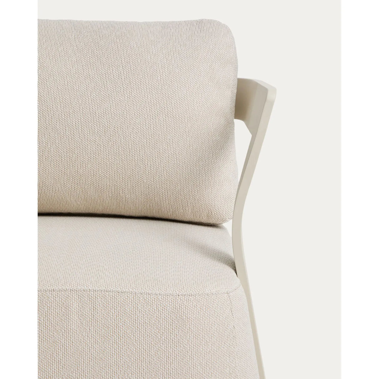 Outdoor-Sessel Tamaris aus ecrufarbenem Aluminium von Kave Home – Bild 7