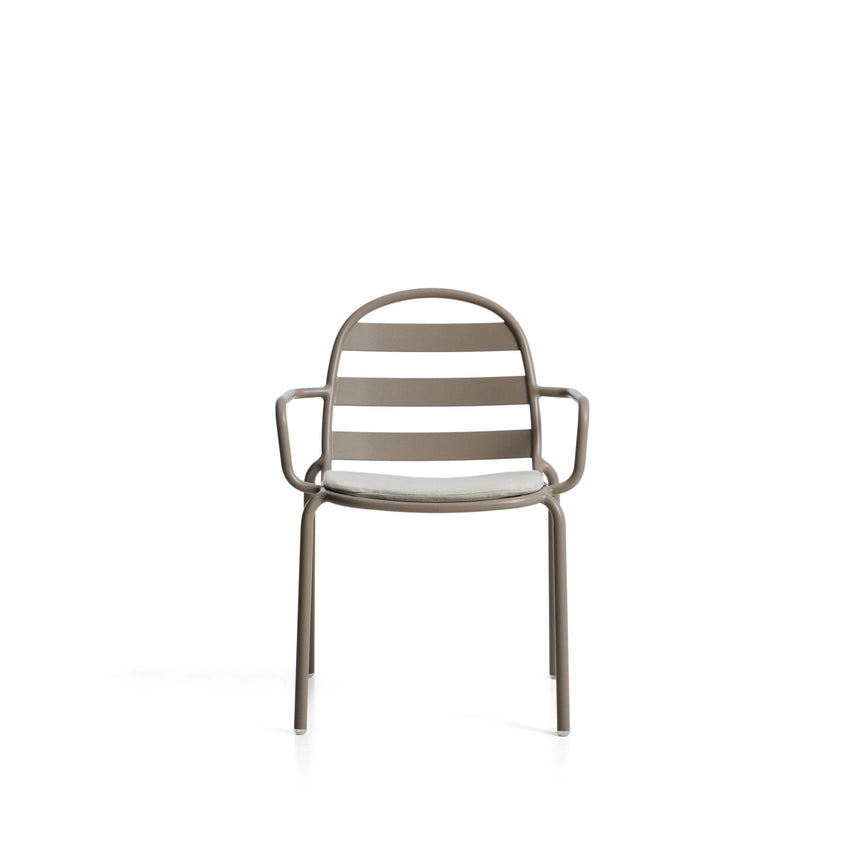 Outdoor-Stuhl Joncols aus Aluminium mit taupefarbener Lackierung von Kave Home – Bild 4