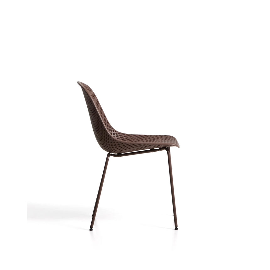 Outdoor-Stuhl Quinby in Braun von Kave Home – Bild 3