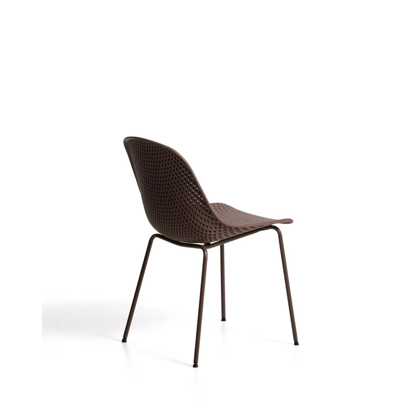 Outdoor-Stuhl Quinby in Braun von Kave Home – Bild 4