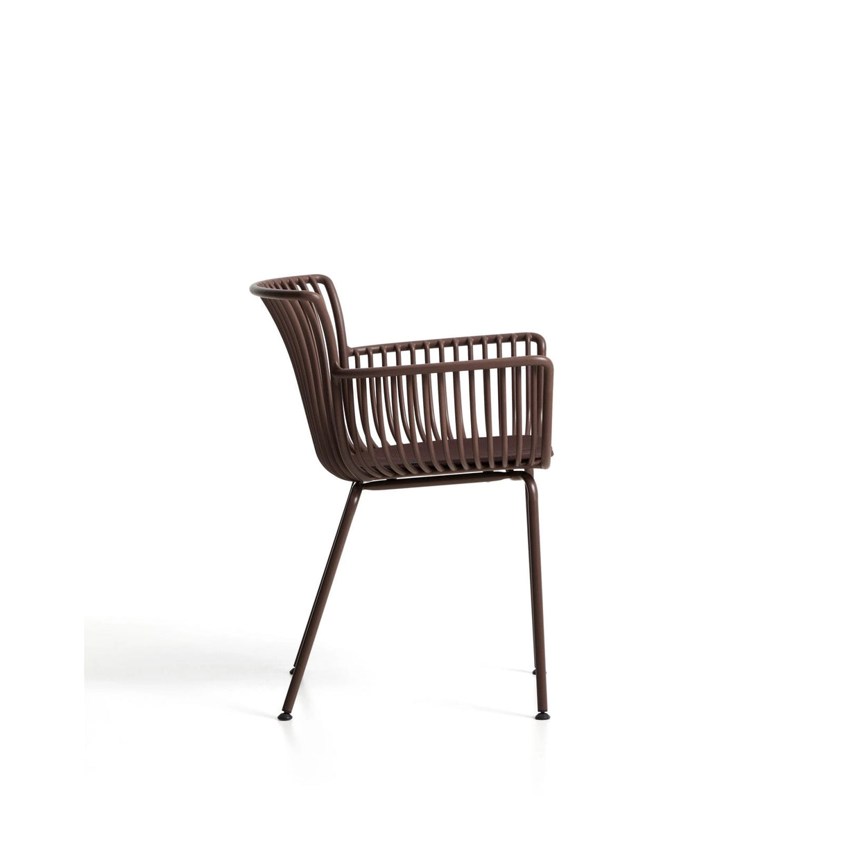 Outdoor-Stuhl Surpika mit braunen Stahlbeinen von Kave Home – Bild 3