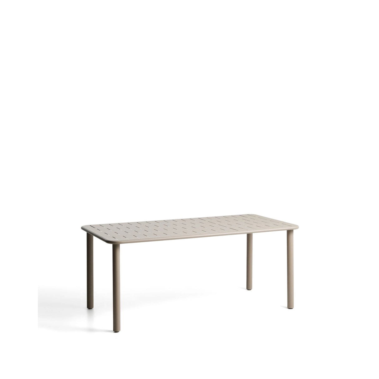 Outdoor-Tisch Brai aus taupefarben verzinktem Stahl, 180 x 90 cm von Kave Home – Bild 3