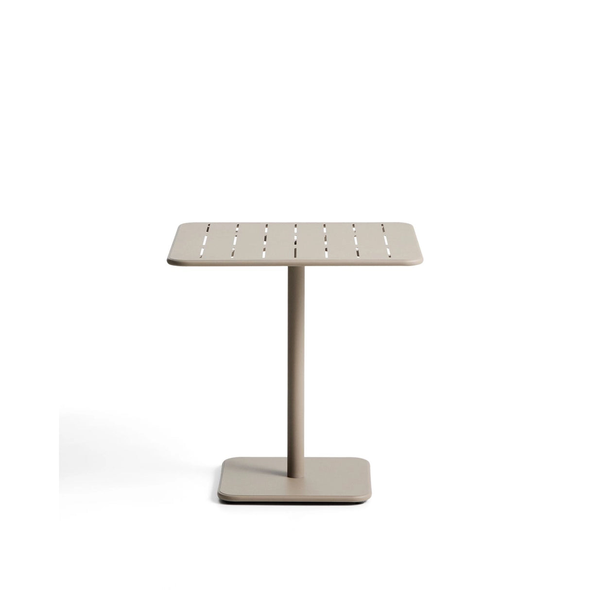 Outdoor-Tisch Brai aus taupefarben verzinktem Stahl, 70 x 70 cm von Kave Home – Bild 1