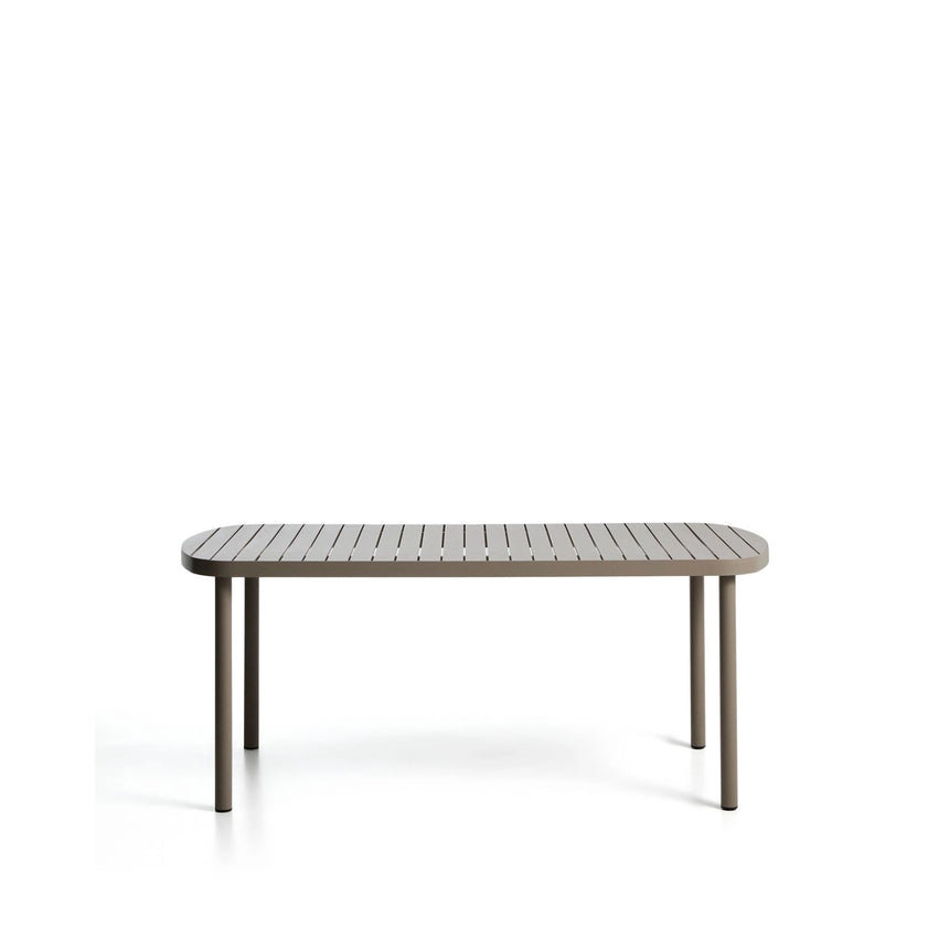 Outdoor-Tisch Joncols aus Aluminium mit taupefarbener Lackierung, 180 x 90 cm von Kave Home – Bild 1