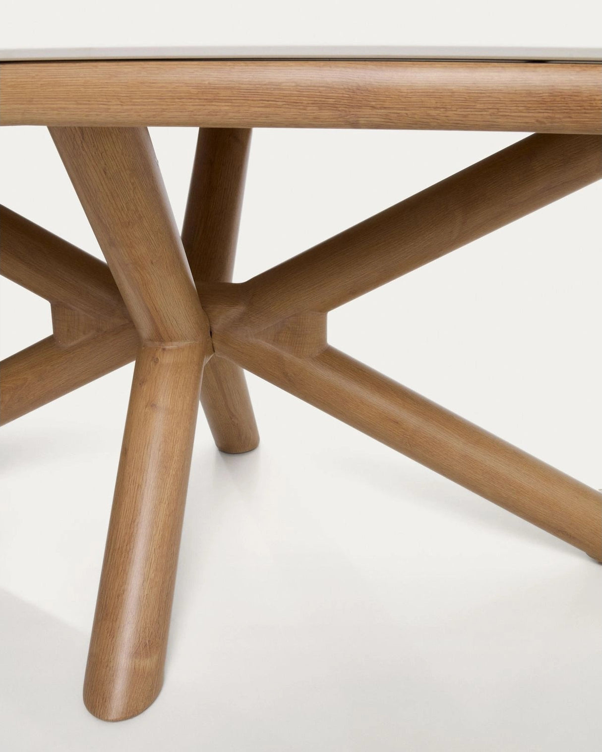 Outdoor-Tisch Mirtia aus Aluminium in Holzoptik und gesintertem Stein 240 x 110 cm von Kave Home – Bild 4