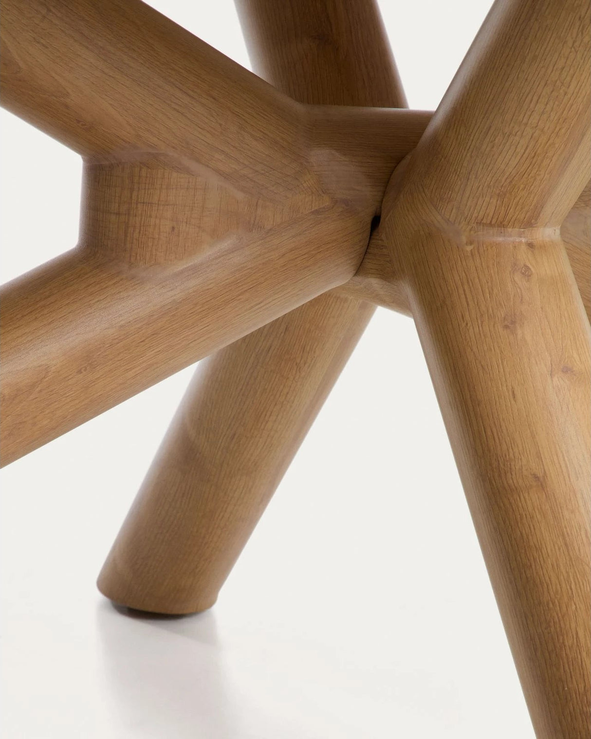 Outdoor-Tisch Mirtia aus Aluminium in Holzoptik und gesintertem Stein 240 x 110 cm von Kave Home – Bild 7