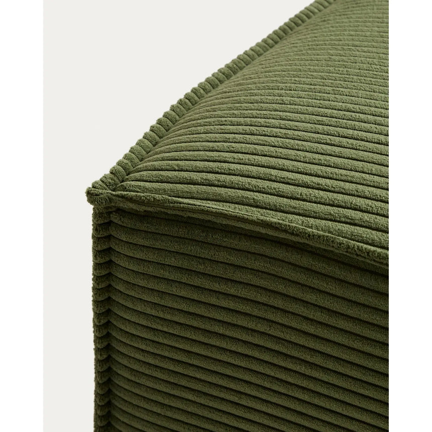 Pouf-Randmodul Blok in Cord oder Chenille, 60 x 104 cm, FSC Mix Credit von Kave Home – Bild 5