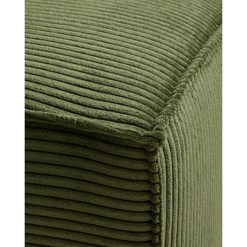 Pouf-Randmodul Blok in Cord oder Chenille, 90 x 104 cm, FSC Mix Credit von Kave Home – Bild 4