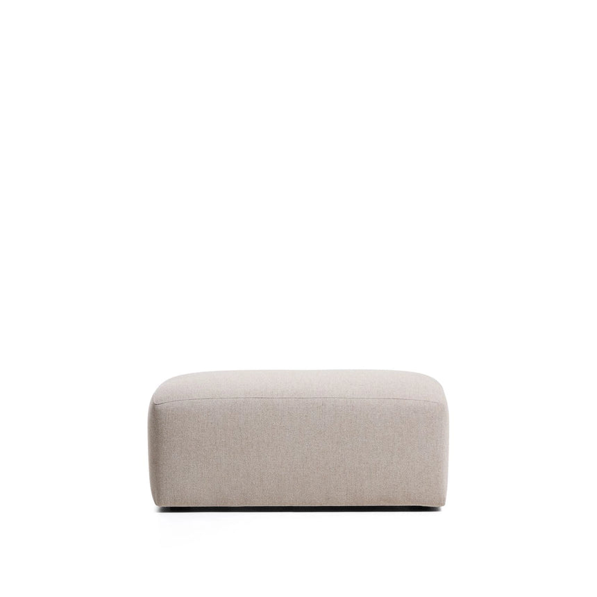 Pouf-Randmodul Blok in beiger Chenille, 60 x 104 cm, FSC Mix Credit von Kave Home – Bild 1