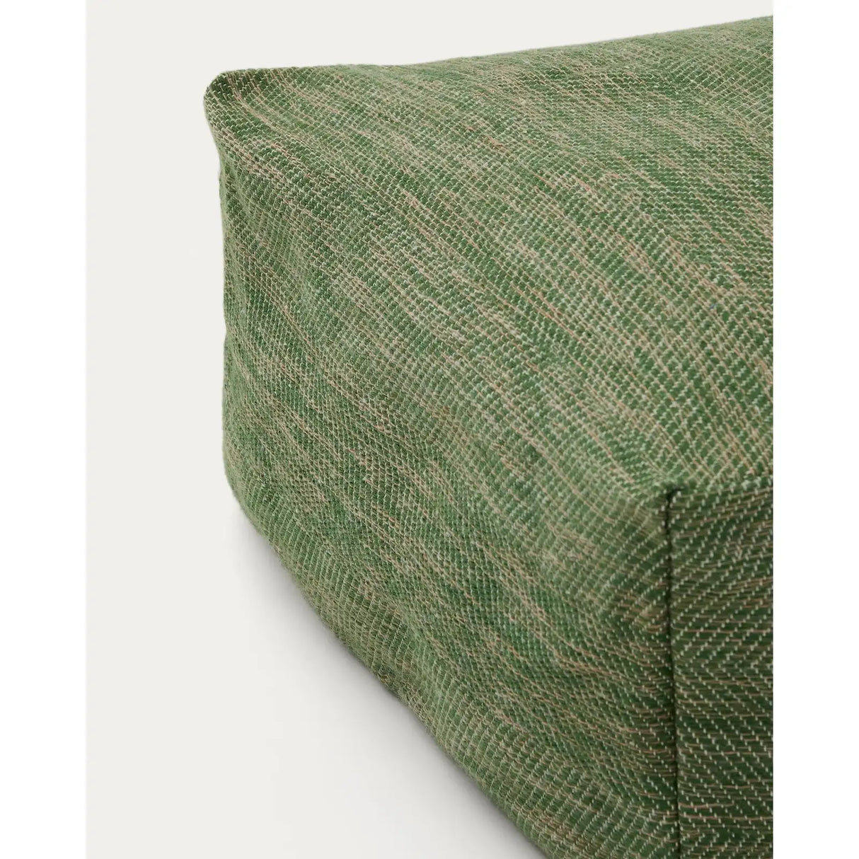 Pouf Vedell 100 % PET grün 60 x 60 x 30 cm von Kave Home – Bild 3