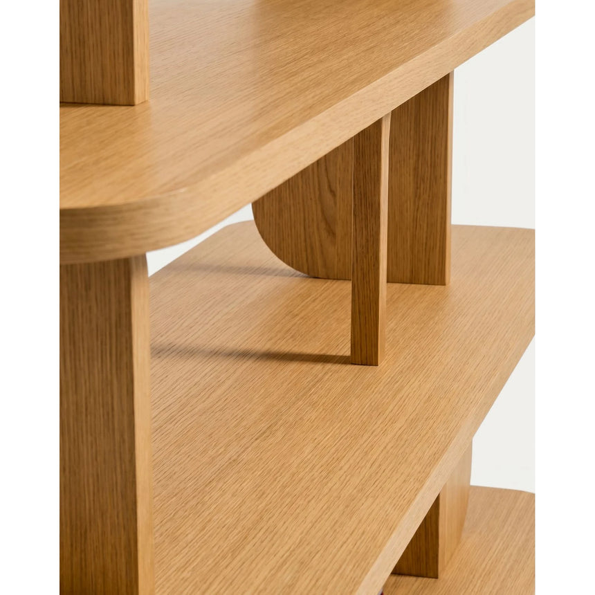 Regal Aduma aus Eichenholzfurnier mit natürlichem Farbton, FSC 100% 160 x 187 cm von Kave Home – Bild 6