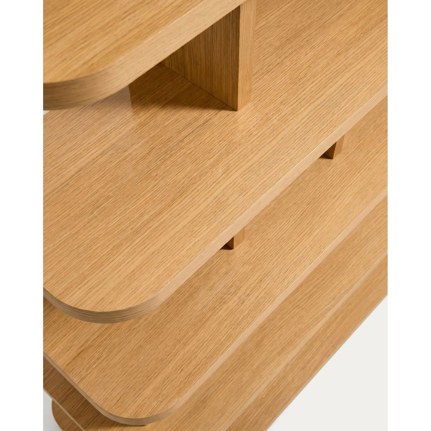 Regal Aduma aus Eichenholzfurnier mit natürlichem Farbton, FSC 100% 160 x 187 cm von Kave Home – Bild 7