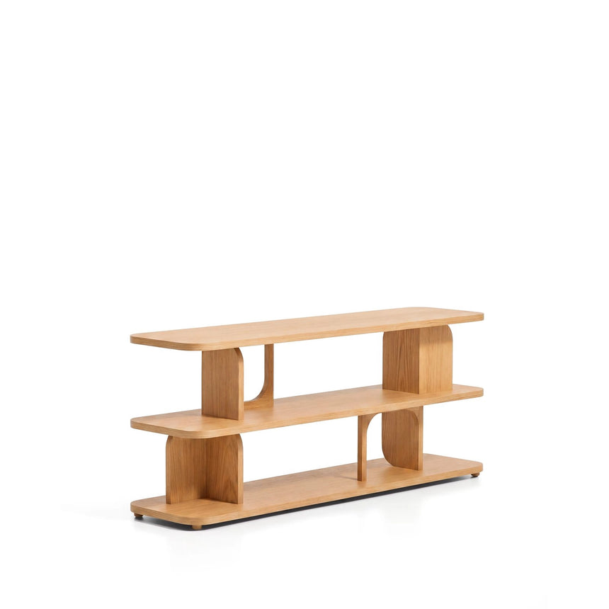Regal Aduma aus Eichenholzfurnier mit natürlichem Farbton, FSC 100% 160 x 65 cm von Kave Home – Bild 4
