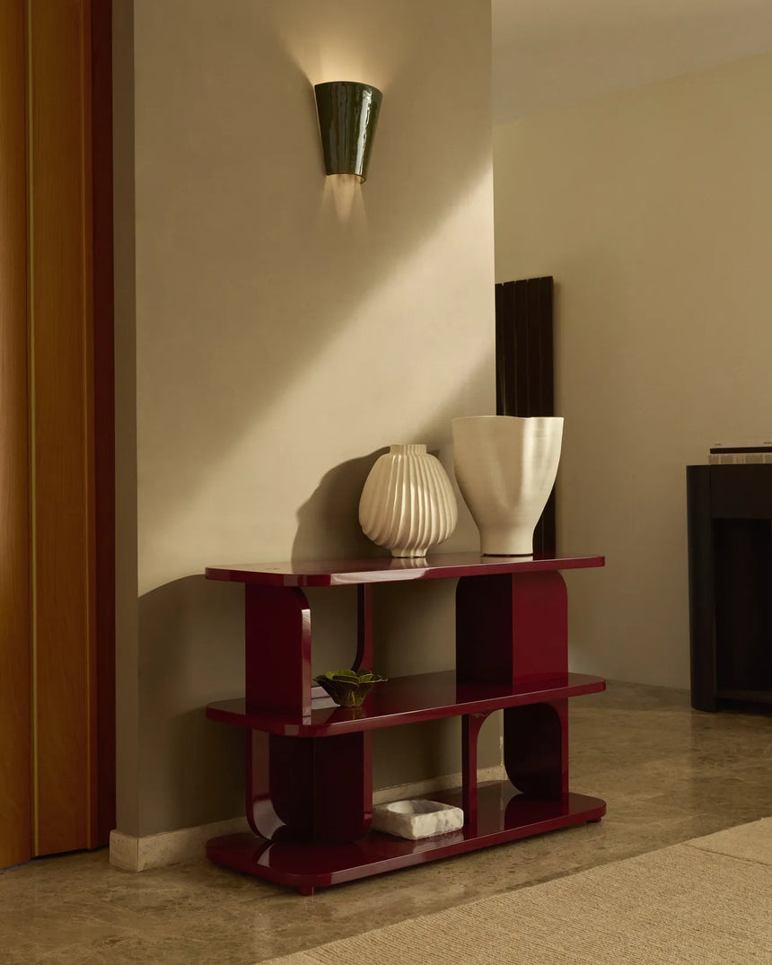 Regal Aduma aus MDF mit Granat-Lackierung mit Glanz-Finish, FSC 100% 100 x 65 cm von Kave Home – Bild 2