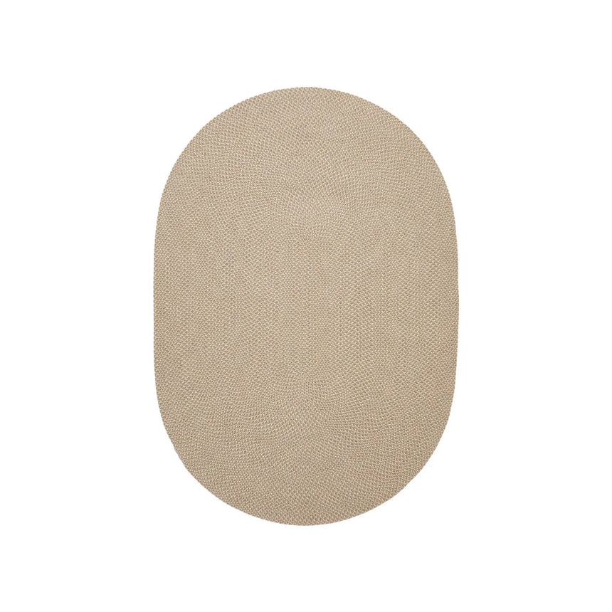 Rodhe Teppich oval 100 % PET beige 160 x 230 cm von Kave Home – Bild 1