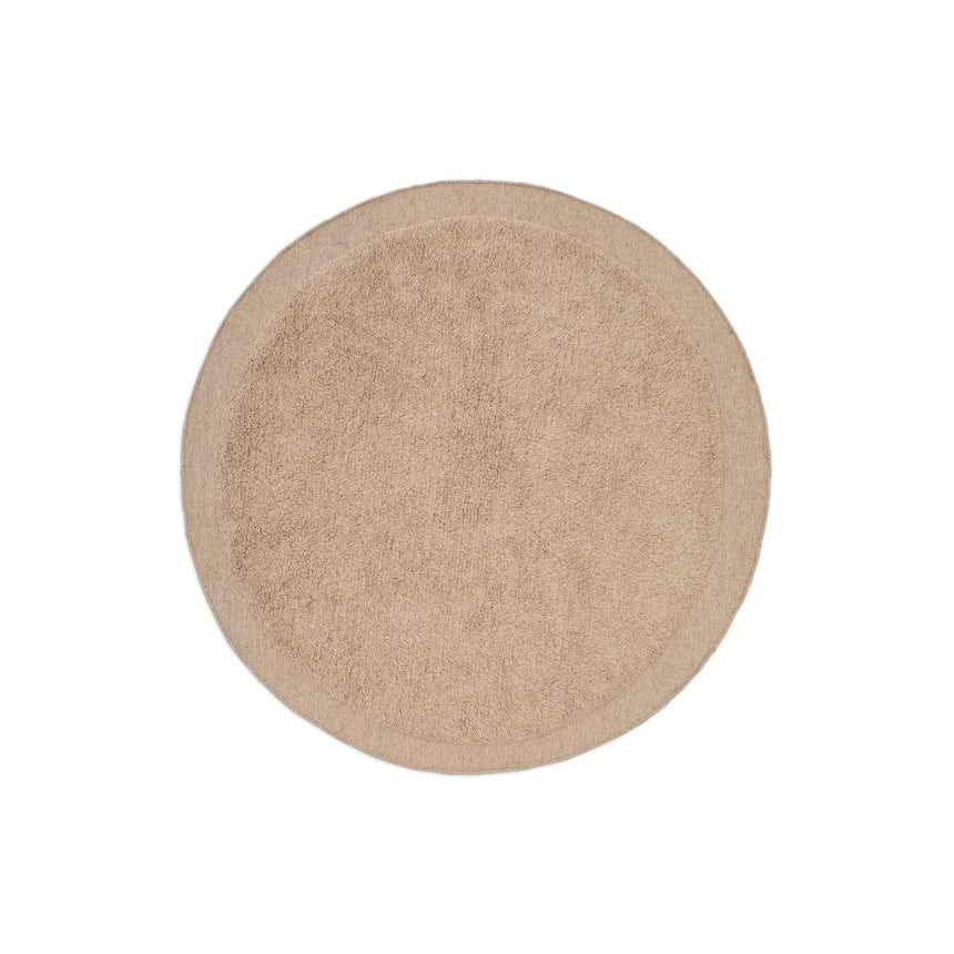 Runder Teppich Marely aus Wolle beige Ø 200 cm von Kave Home – Bild 1