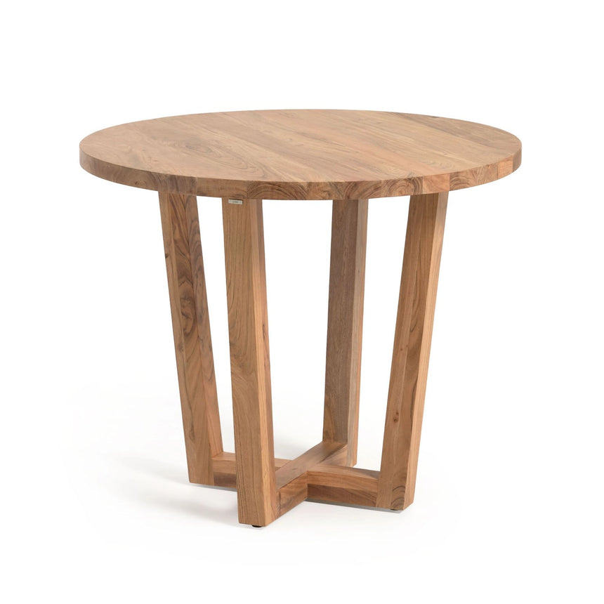Runder Tisch Nahla aus massivem Akazienholz mit natürlichem Finish, Ø 90 cm, FSC 100 % von Kave Home – Bild 1