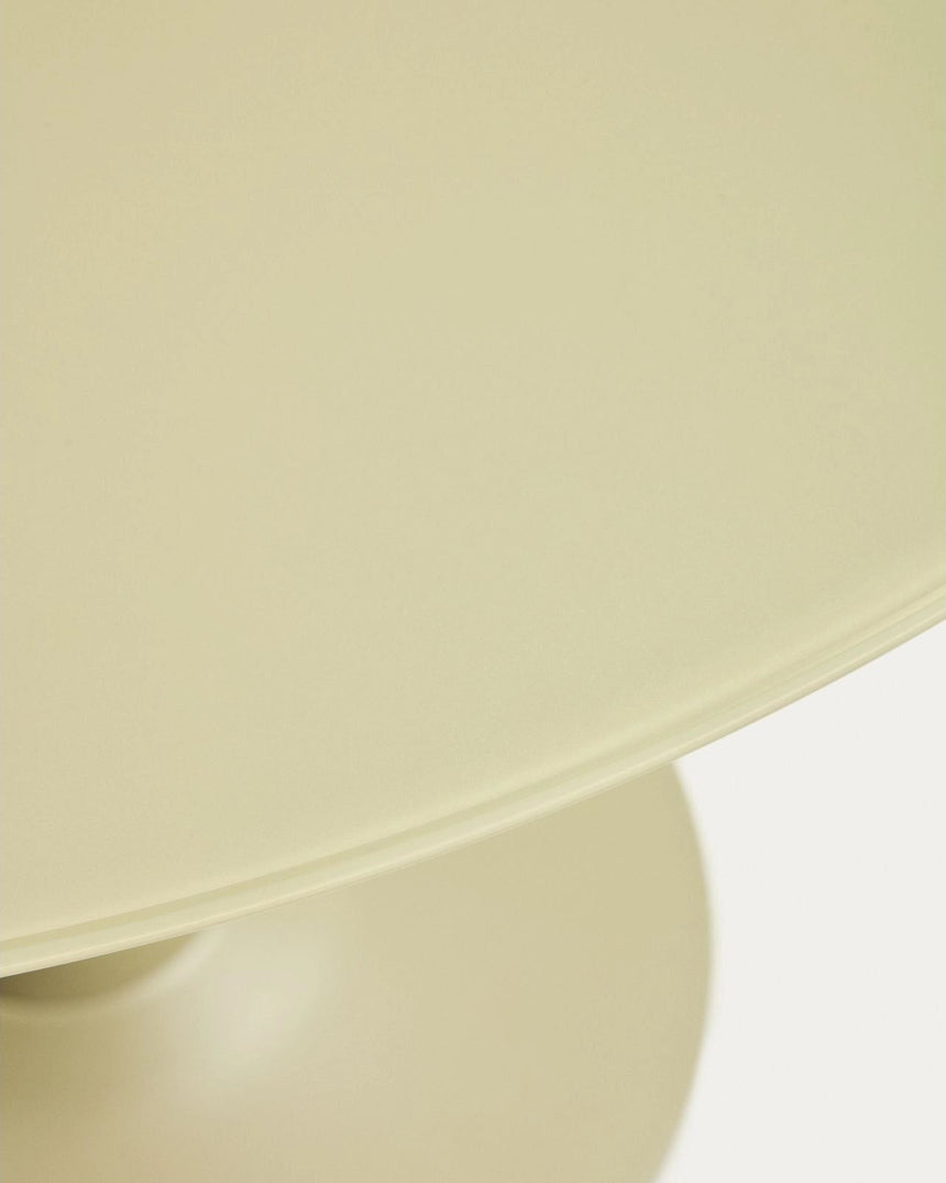Runder Tisch Vedira aus Glas und grünem Stahl Ø 120 cm von Kave Home – Bild 6