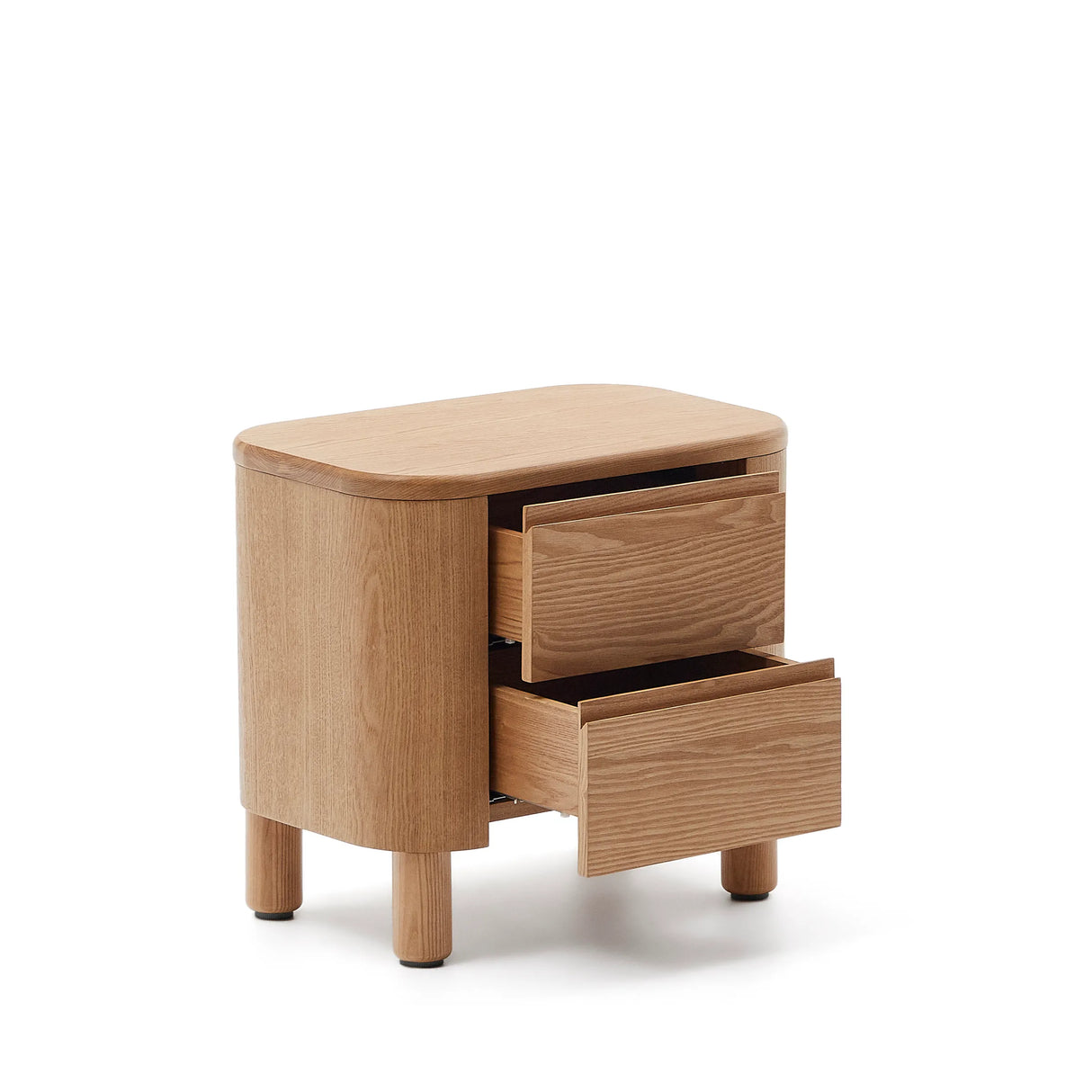 Salaya Nachttisch aus Eschenfurnier 55 x 50 cm von Kave Home – Produktbild 11